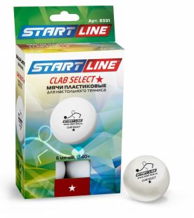 Мячи для настольного тенниса Start Line CLUB SELECT (Витринный экземпляр)