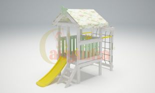 Игровой комплекс Савушка Baby 13 оливковый