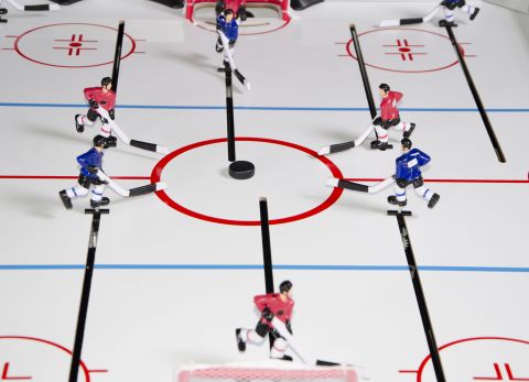 Хоккей «Winter Classic» с механическими счетами