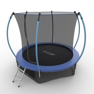Батут EVO JUMP Internal 8ft + Lower net (зеленый/синий)