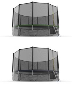 Батут Evo Jump External 16ft Lower Net (Зеленый / Синий)